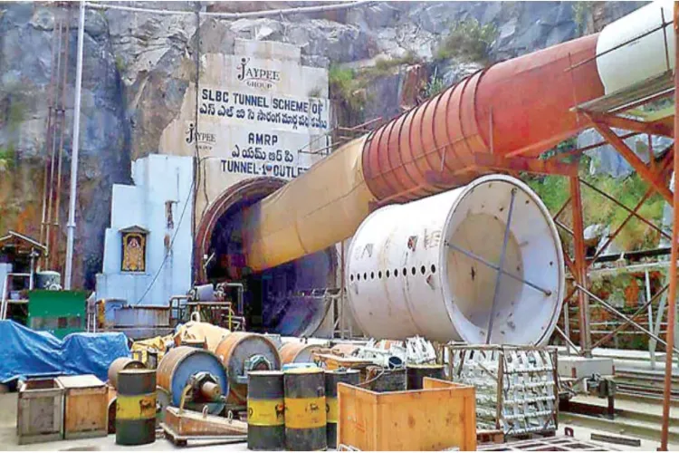 Tunnel collapses in Telangana, operation on to rescue seven trapped workers