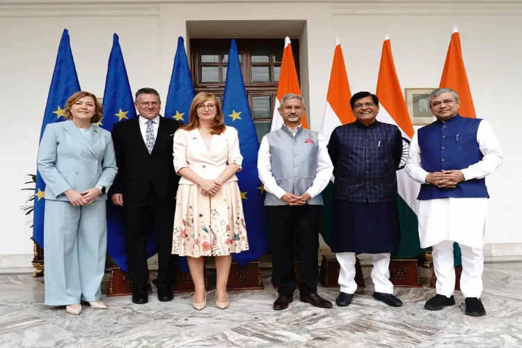 Participated in the 2nd India - EU Trade and Technology Council PiyushGoyal  and  @AshwiniVaishnaw . 