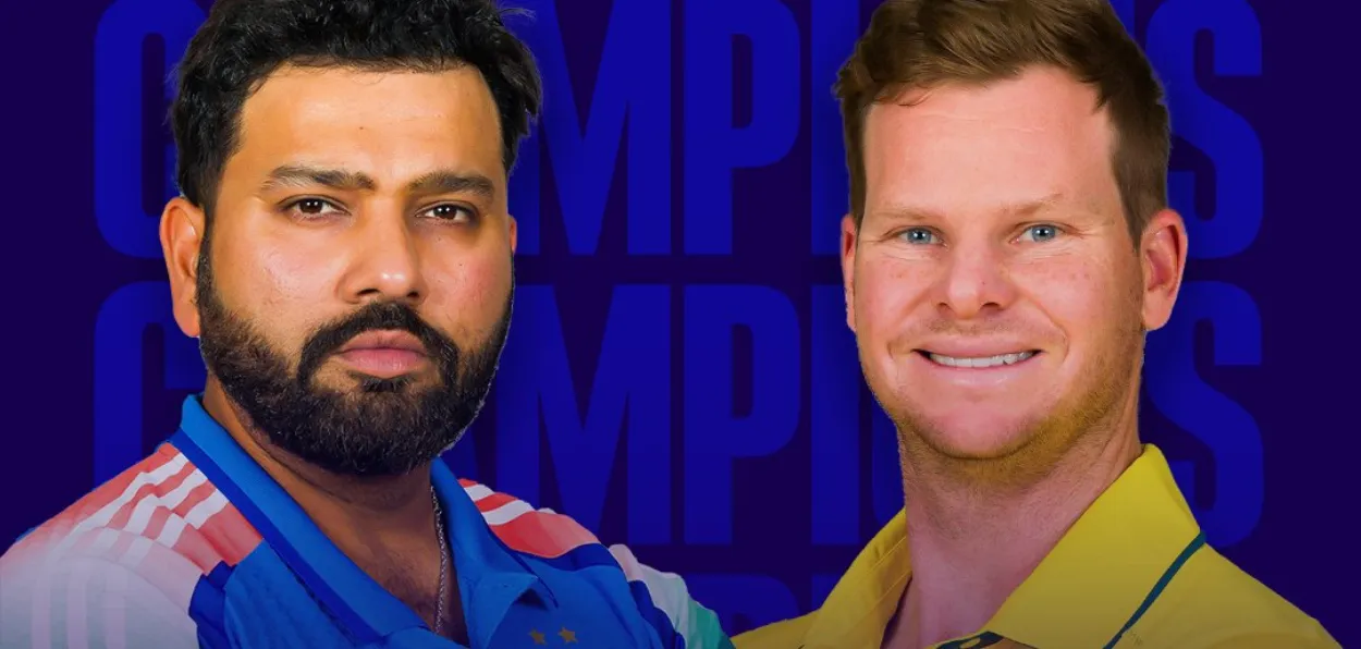 Indian skipper Rohit Sharma and Australian Skipper Steve Smith