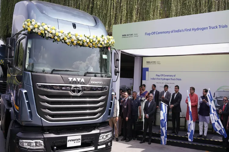 Tata's first-ever trials of hydrogen-powered heavy-duty trucks