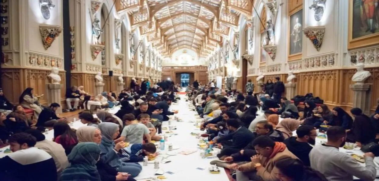 Open Iftar at Windsor Castle (Courtesy:  Royal Collection Enterprises Limited 2025)