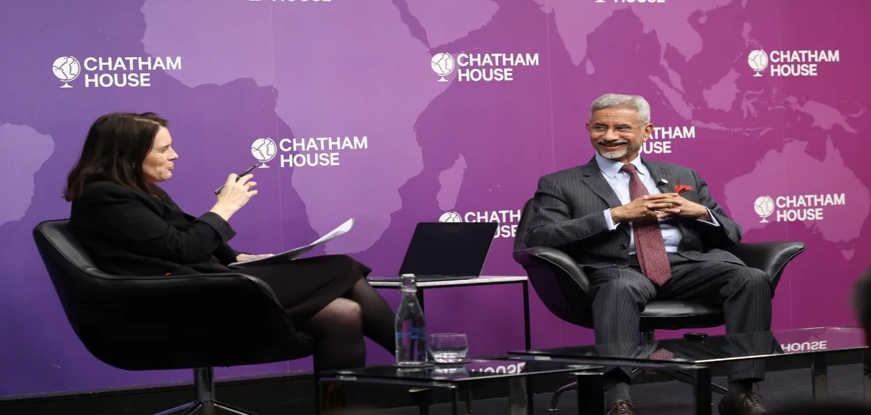 External Affairs Minister S Jaishankar speaking at Chatham House, London