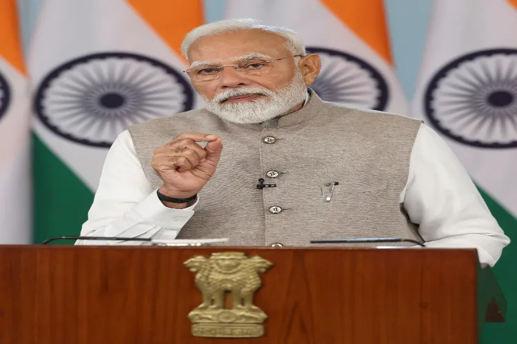 Prime Minister Narendra Modi addresses the Post-Budget Webinar on Employment via video conferencing on March 5, 2025