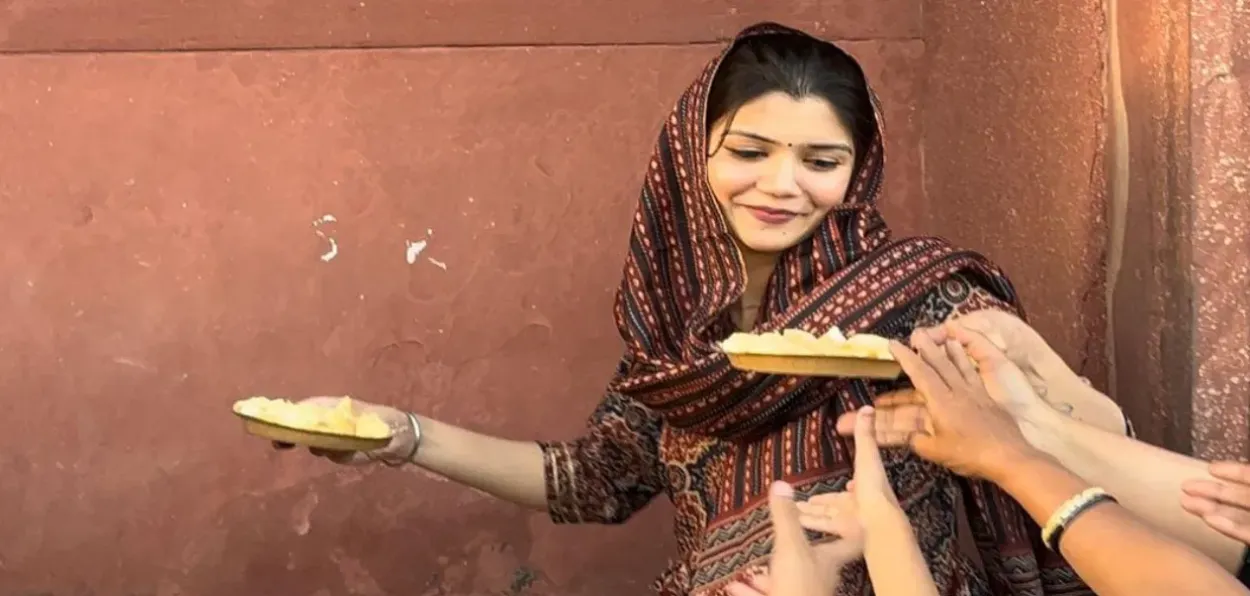 Neha Bharti at Jama Masjid, Delhi