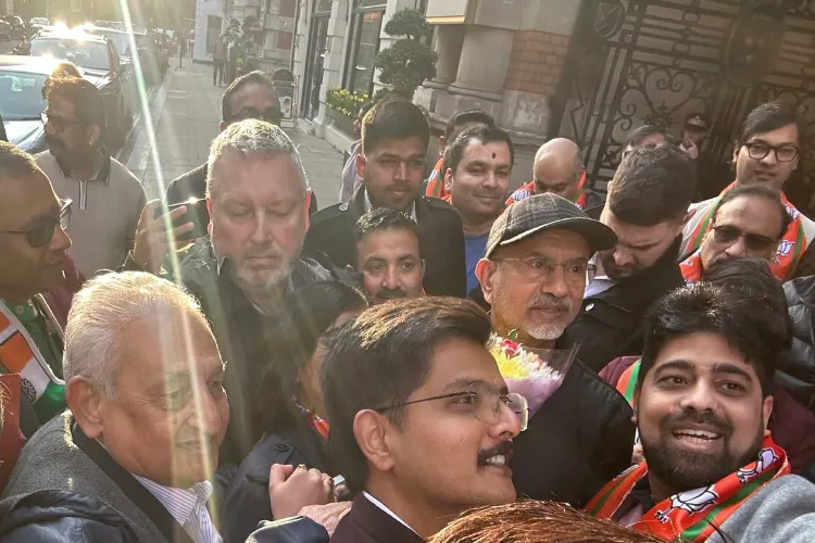 S. Jaishankar greeted by people during his morning walk