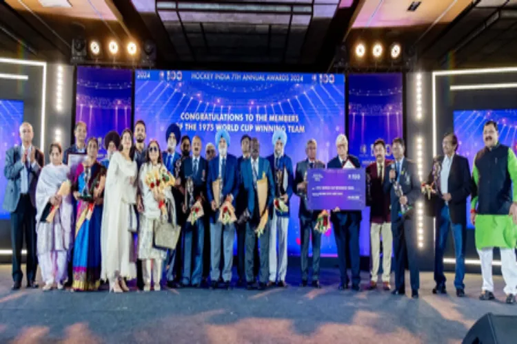 Savita, Harmanpreet named Players of the Year; 1975 World Cup heroes honoured with life-time achievement awards during Hockey India 7th Annual Awards 2024 awards night in New Delhi on Saturday