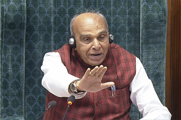 Jagdambika Pal conducts the proceedings of the Lok Sabha during the Budget Session (File photo)