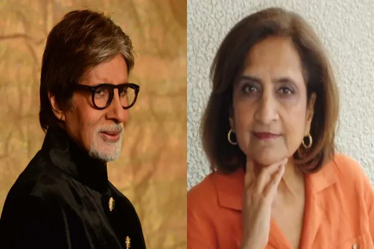 Chitra Subramaniam and Amitabh Bachchan