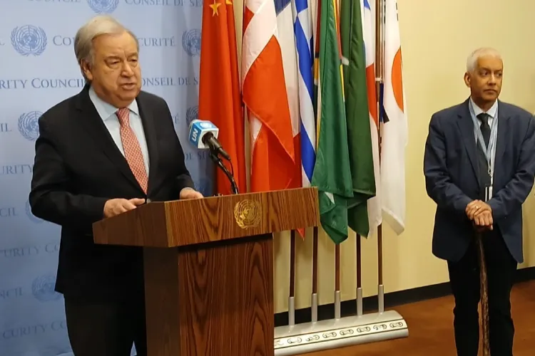 UN Secretary General Antonio Guterres 