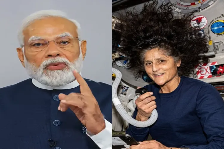 PM Modi and astronaut Sunita Williams