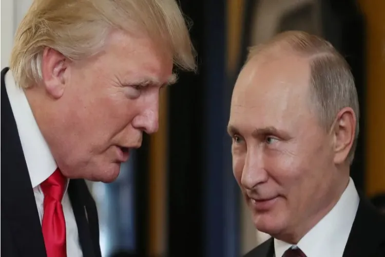 US President Donald Trump and Russia's President Vladimir Putin