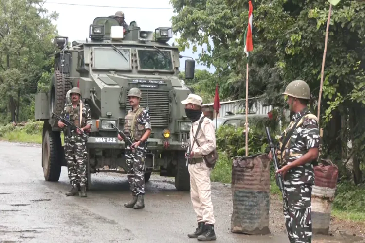 CRPF personnel deployed at Gamgiphai, Manipur (File photo)