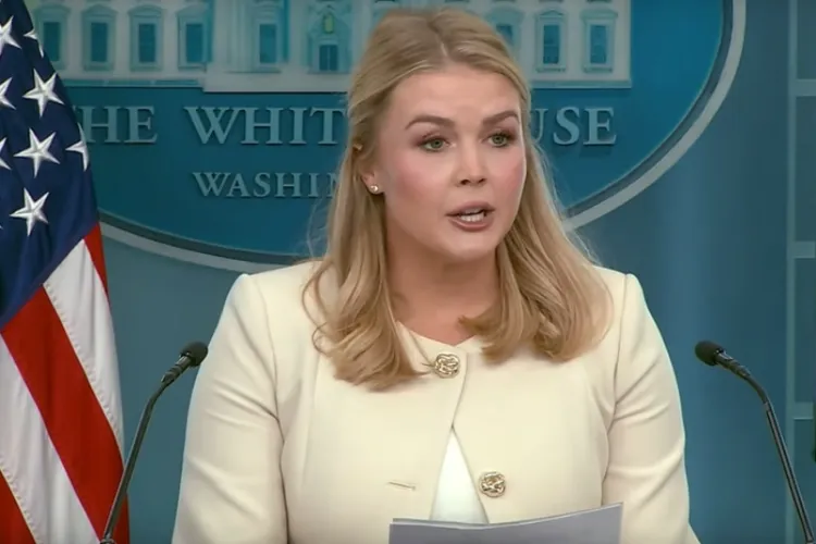  White House spokesperson Karoline Leavitt