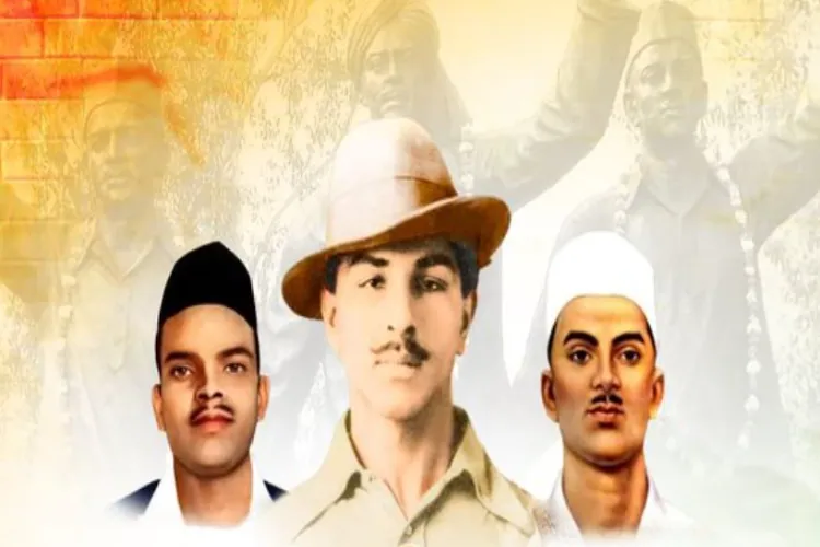 Bhagat Singh, Shivaram Rajguru, and Sukhdev Thapar