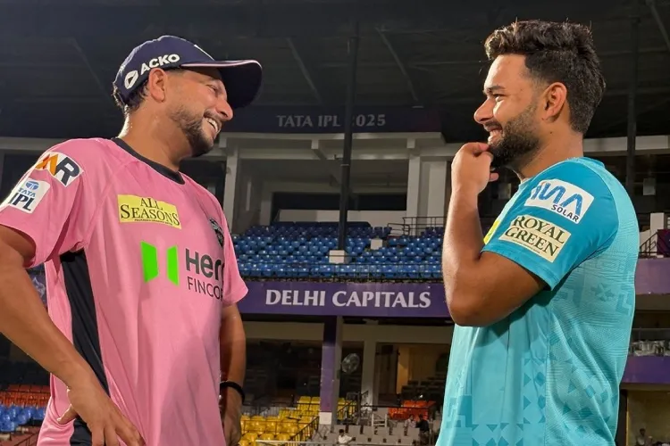 Cricketers Axar Patel and Rishabh Pant